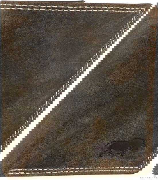 Portemonnee heren portemonnee dames cognac klein lichtbruin anti skim lederen - Arrigo Leather Goods