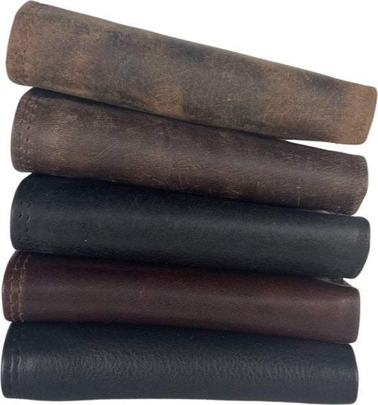 Portemonnees matzwart mannen portemonnee heren portemonnee zonder kleingeld vak arrigo - Arrigo.nl