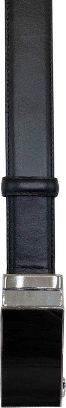 Riem donkerblauw leer met een automatische gesp automatische riem donkerblauw - Arrigo Leather Goods