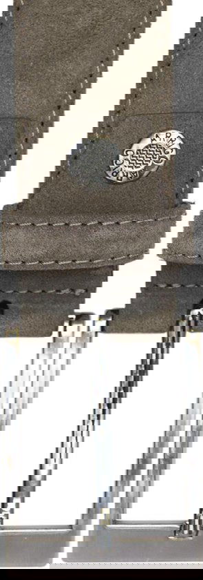 Riem heren riem dames 3 5 cm groen suede leer - Arrigo Leather Goods