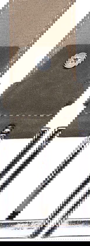 Riem heren riem dames 3 5 cm groen suede leer - Arrigo Leather Goods