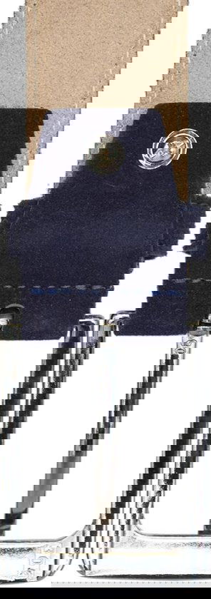 Riem heren riem dames 3 5 cm paarsblauw suede totale - Arrigo Leather Goods