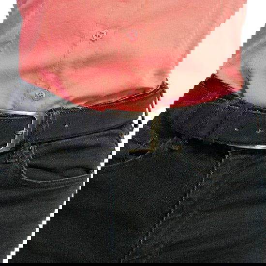 Riem heren riem dames 3 5 cm paarsblauw suede totale - Arrigo Leather Goods