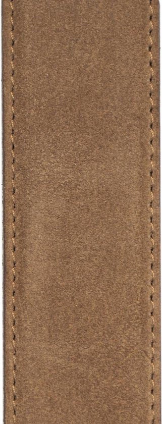 Riem heren riem dames lichtbruin suede 3 5 cm totale - Arrigo Leather Goods