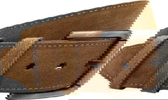 Riem heren riem dames lichtbruin suede leer 4 5 cm - Arrigo Leather Goods
