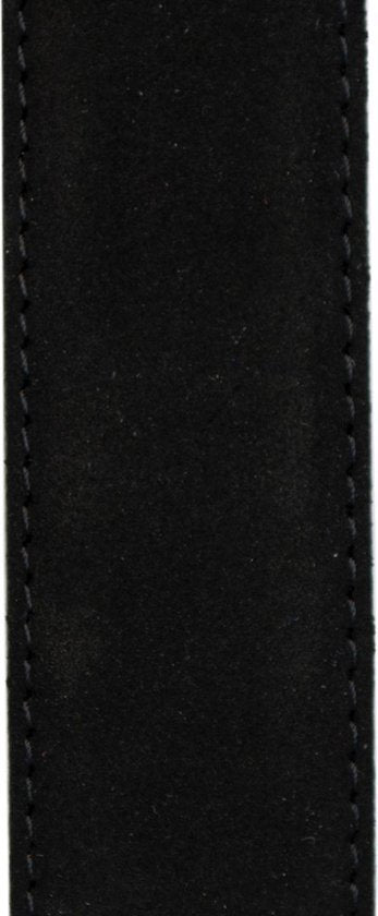 Riem heren riem dames zwart suede leer 35 mm totale - Arrigo Leather Goods