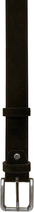 Riem heren riem dames zwart suede leer 4 5 cm - Arrigo Leather Goods