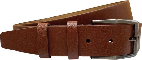 Riem lichtbruin leer 3 5 cm breed riem echt leer - Arrigo Leather Goods