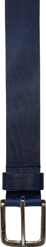 Riem riem dames donkerblauw italiaans leer 4 5 cm brede - Arrigo.nl