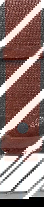 Riem van cognac leer met een print echt lederen riem - Arrigo Leather Goods