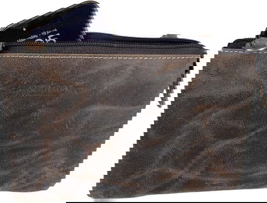 Riemtasje heren donkerbruin leer heuptasje dames festival schoudertas heren fanny - Arrigo.nl