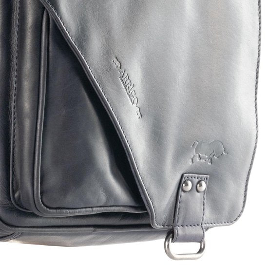 Schoudertas donkerblauw leer crossbody tas donkerblauw leer crossbody bag donkerblauw - Arrigo.nl