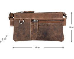 Schoudertasje leer voor dames mini bag x over crossbodytas gemaakt - Arrigo Leather Goods