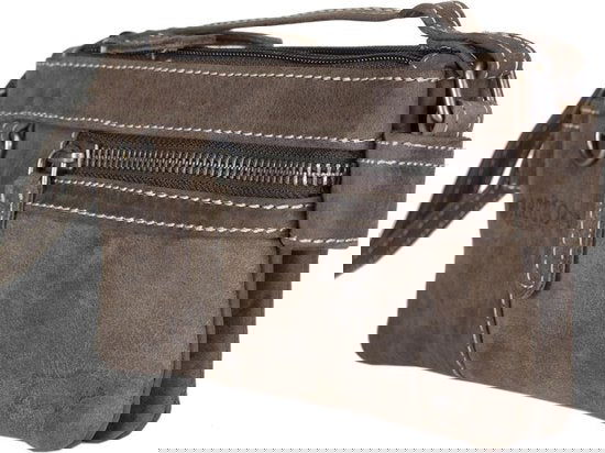 Schoudertasje leer voor dames mini bag x over crossbodytas gemaakt - Arrigo Leather Goods