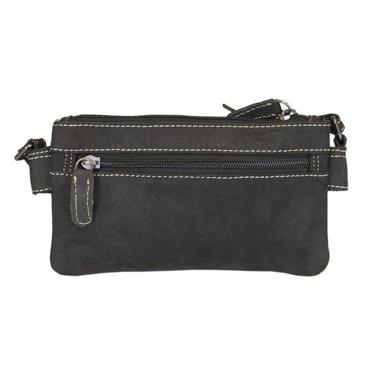 Schoudertasje leer voor dames mini bag x over crossbodytas gemaakt - Arrigo Leather Goods