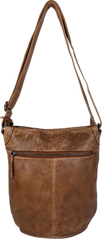 Schoudertassen vrouw crossbody tas dames damestas leer cognac arrigo - Arrigo Leather Goods