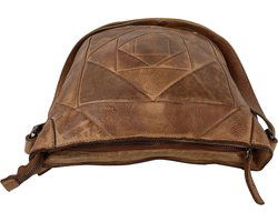 Schoudertassen vrouw crossbody tas dames damestas leer cognac arrigo - Arrigo Leather Goods