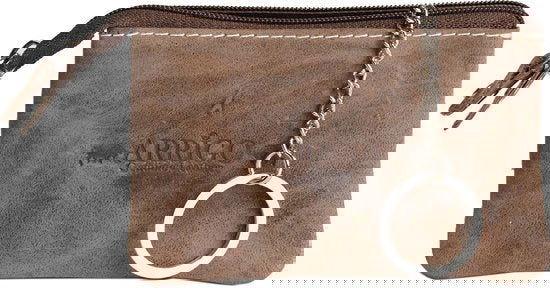 Sleuteletui - Cognac Buffelleer met Ritsvakje - Arrigo.nl