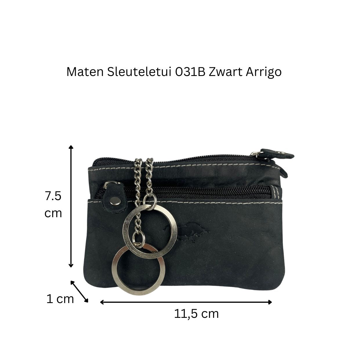 Sleuteletui zwart vintage - Arrigo.nl