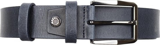 Timberland look donkerblauwe leren riem van 3 5 cm breed - Arrigo.nl