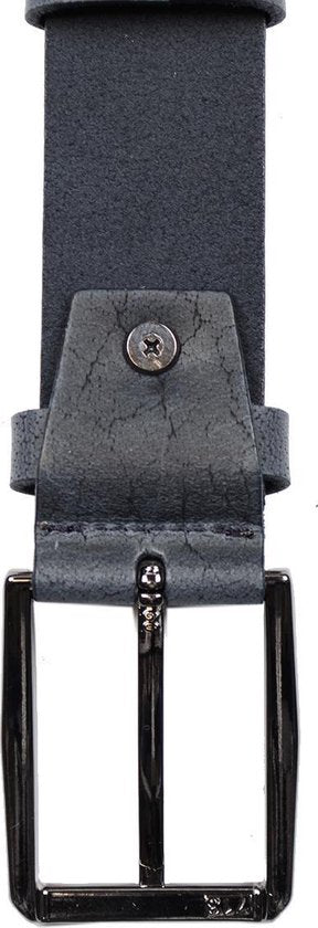 Timberland look donkerblauwe leren riem van 3 5 cm breed - Arrigo.nl