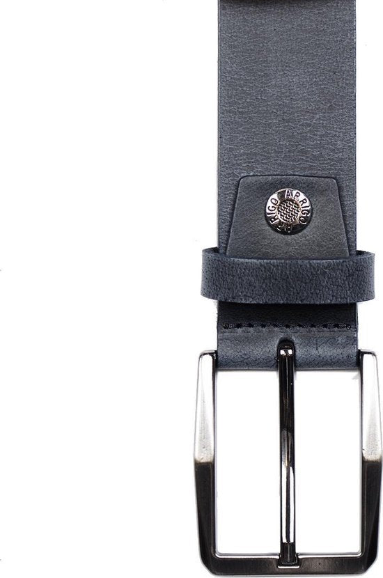 Timberland look donkerblauwe leren riem van 3 5 cm breed - Arrigo.nl