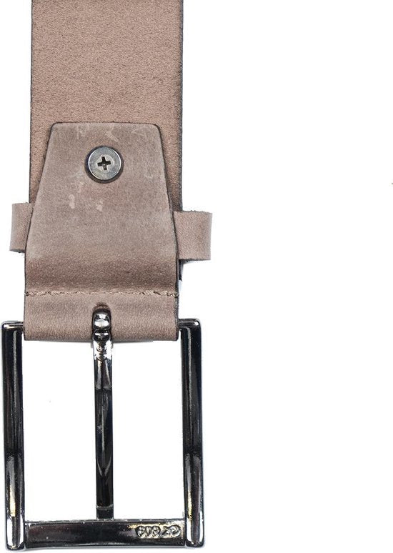 Timberland look donkerbruine leren riem van 3 5 cm breed - Arrigo Leather Goods