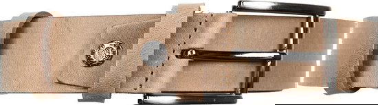 Timberland look lichtbruine leren riem van 3 5 cm breed - Arrigo Leather Goods