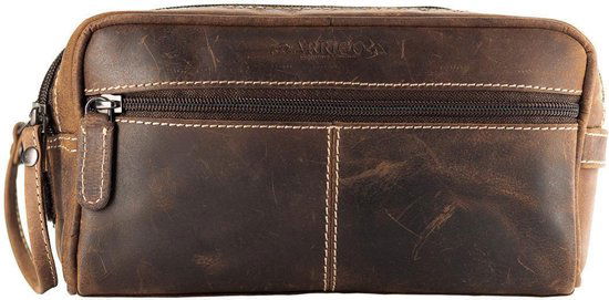 Toilettas - Donkerbruin - Arrigo.nl