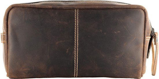 Toilettas - Donkerbruin - Arrigo.nl