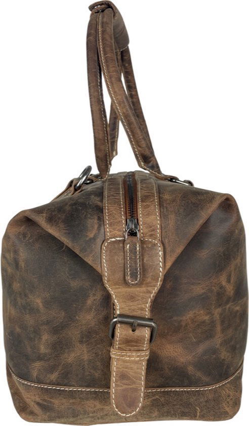Weekendtas - Cognac Buffelleer - Arrigo.nl