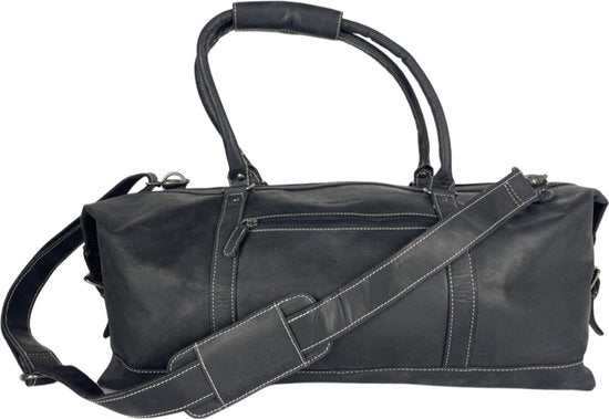 Weekendtas - Zwart Buffelleer - Arrigo.nl