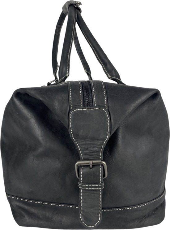 Weekendtas - Zwart Buffelleer - Arrigo.nl