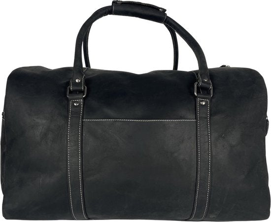 Weekendtas XL - Zwart Buffelleer - Arrigo.nl