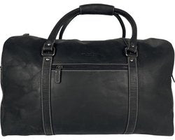 Weekendtas XL - Zwart Buffelleer - Arrigo.nl