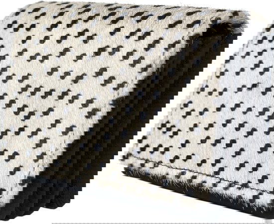 Zwarte Dames Portemonnee - Klein Leer met Dierenprint en Anti-Skim Bescherming - Arrigo.nl