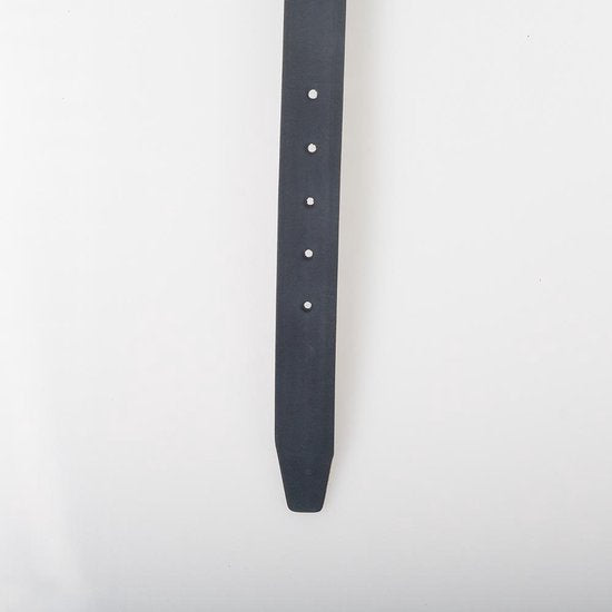 Zwarte Leren Riem 3 cm Breed voor dames en heren - Arrigo.nl