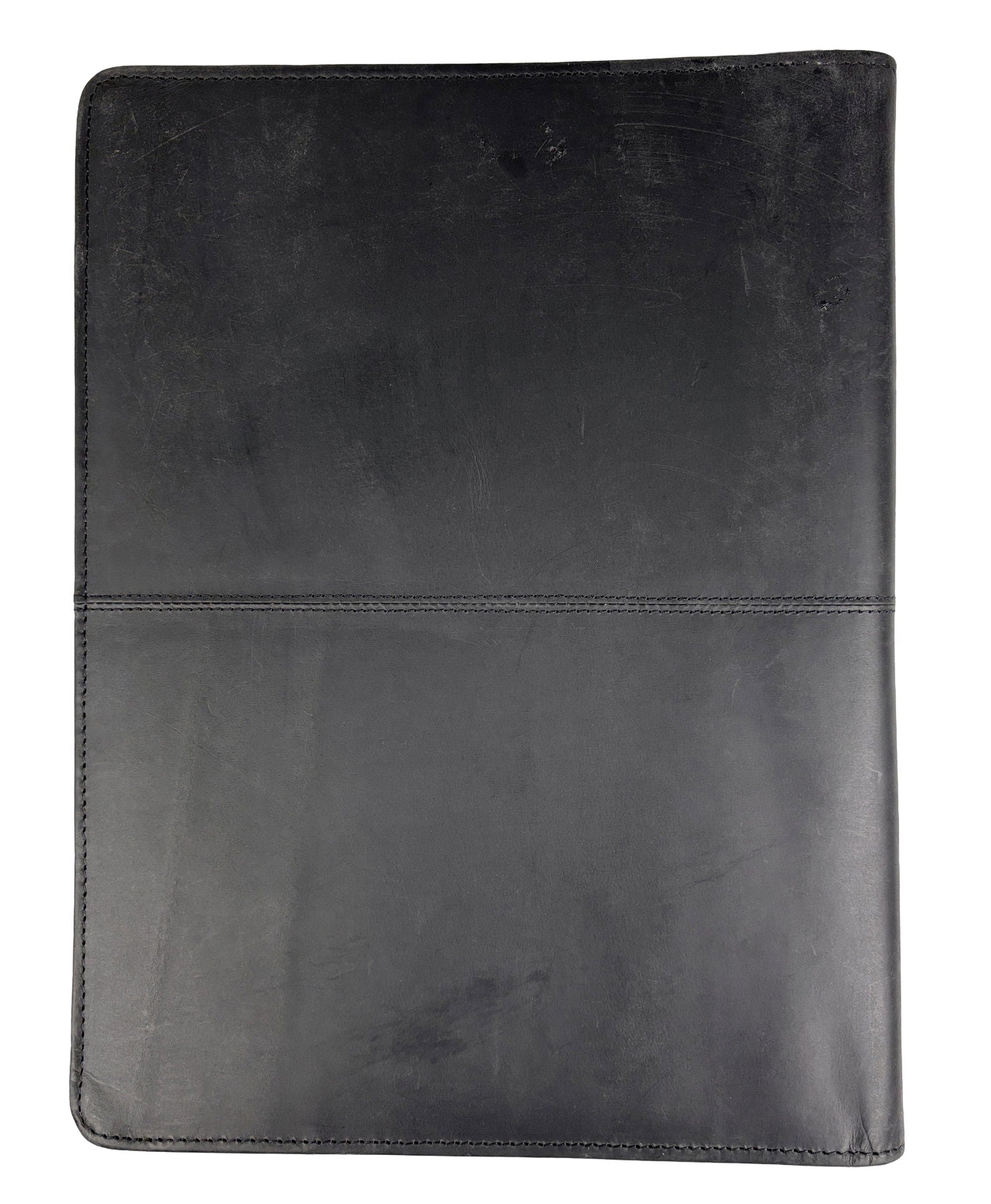 Zwarte Leren Schrijfmap - Arrigo.nl