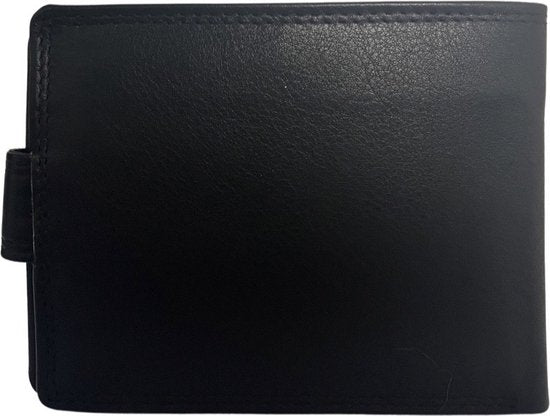 Zwarte portemonnee heren rfid anti skim - Arrigo Leather Goods