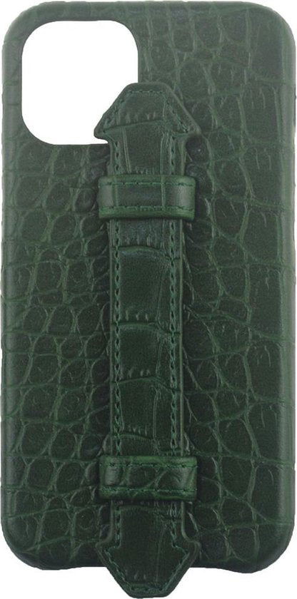 iPhone 12 Pro Max Hoesje - Groen Krokodillenprint - Arrigo.nl
