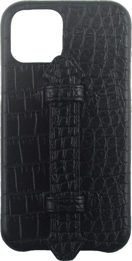iPhone 12 Pro Max Hoesje - Zwart Krokodillenprint - Arrigo.nl