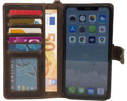 iPhone 7 Hoesje - Lichtbruin Leer / Cognac Buffelleer - Arrigo.nl