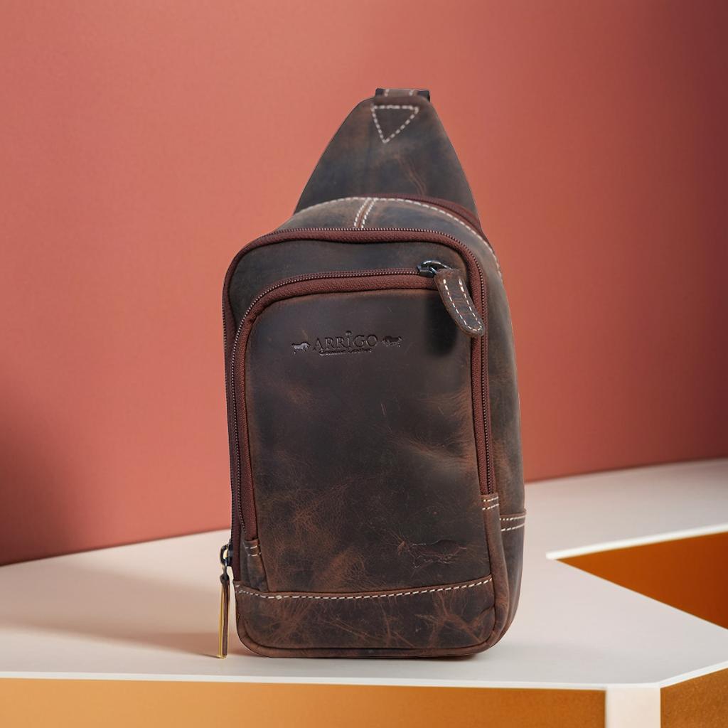 Crossbodytas Slingbag cognac