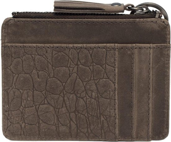 kroko creditcardhouder donkerbruin - Arrigo.nl