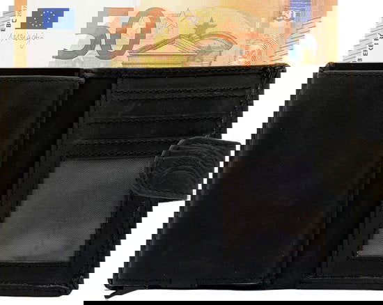 miniwallet pasjeshouder bloemenprint zwart - Arrigo.nl