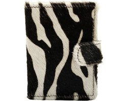 miniwallet pasjeshouder dierenprint donkerbruin - Arrigo.nl