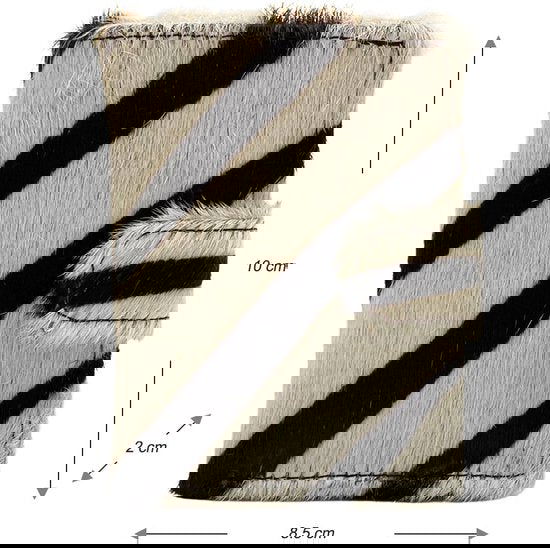 miniwallet pasjeshouder dierenprint donkerbruin - Arrigo.nl