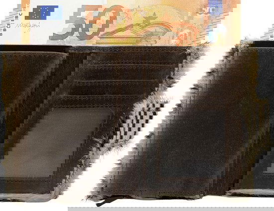 miniwallet pasjeshouder dierenprint donkerbruin - Arrigo.nl