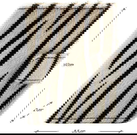 miniwallet pasjeshouder dierenprint donkerbruin - Arrigo.nl