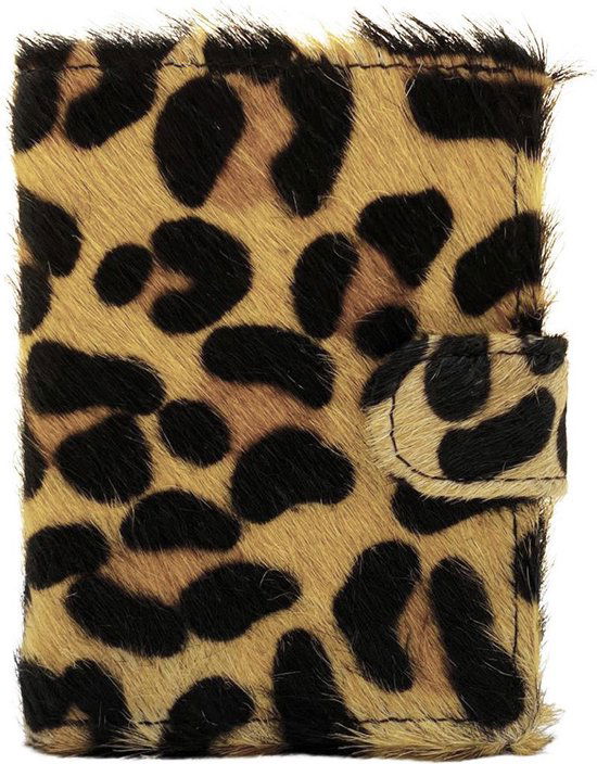 miniwallet pasjeshouder dierenprint lichtbruin - Arrigo.nl